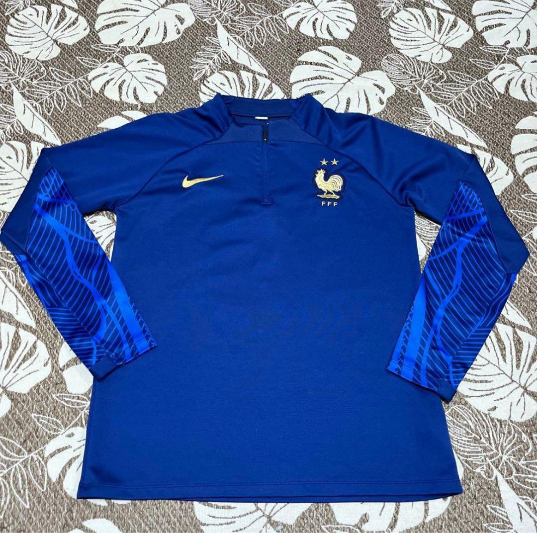 NIKE（ナイキ）フランス代表　ハーフジップピステストライクスーツドリルトップ