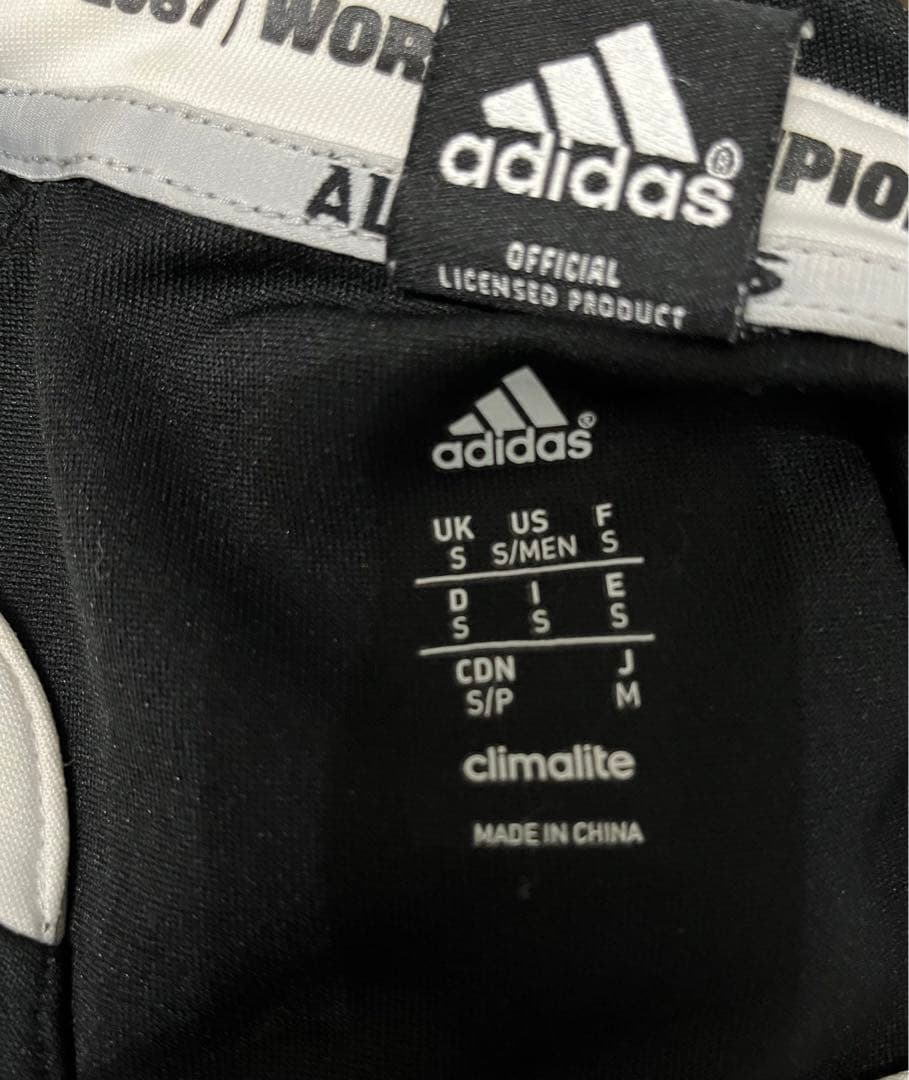 adidas アディダス　オールブラックス　ジャージ　M