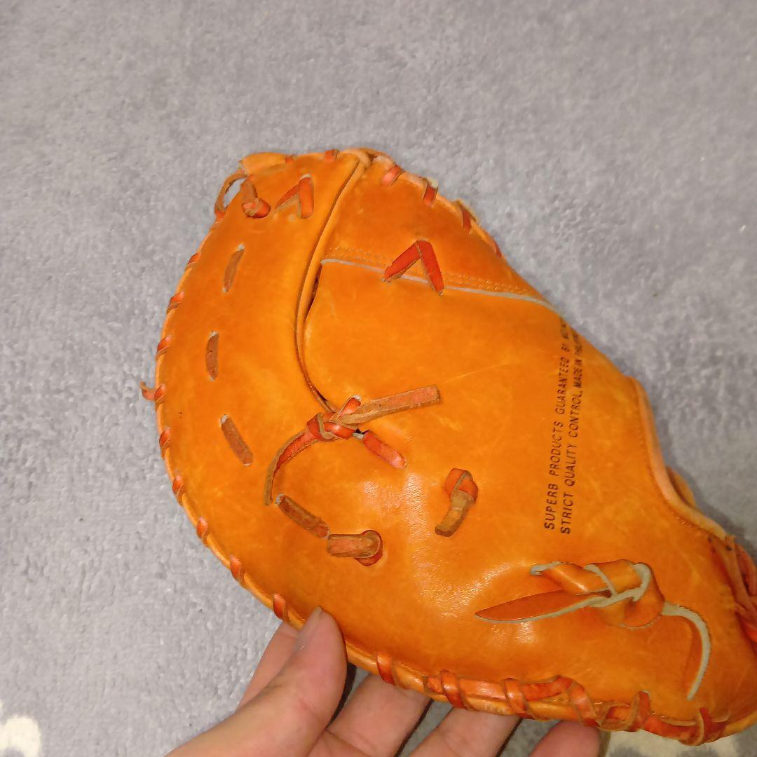 良品 ミズノプロフェッショナル　MIZUNO ファーストミット　青ビューリーグ