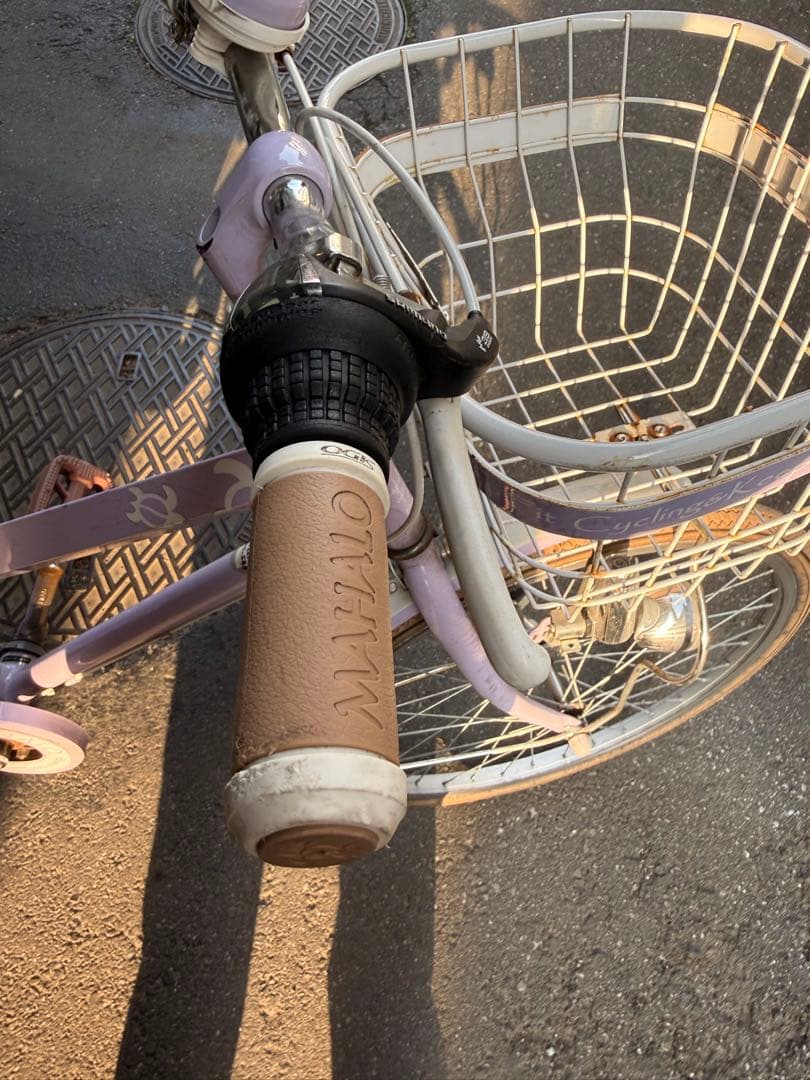 MAHALOジュニア　22インチ　パープル　自転車