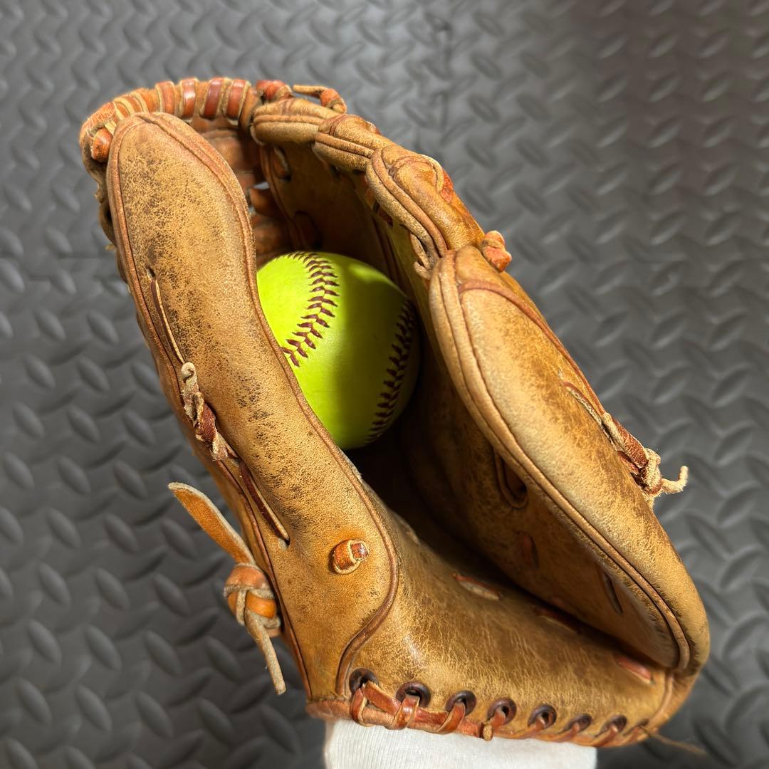 R.K.MIZUNO 硬式 内野手用 グローブ ミズノ 赤カップ ビンテージ