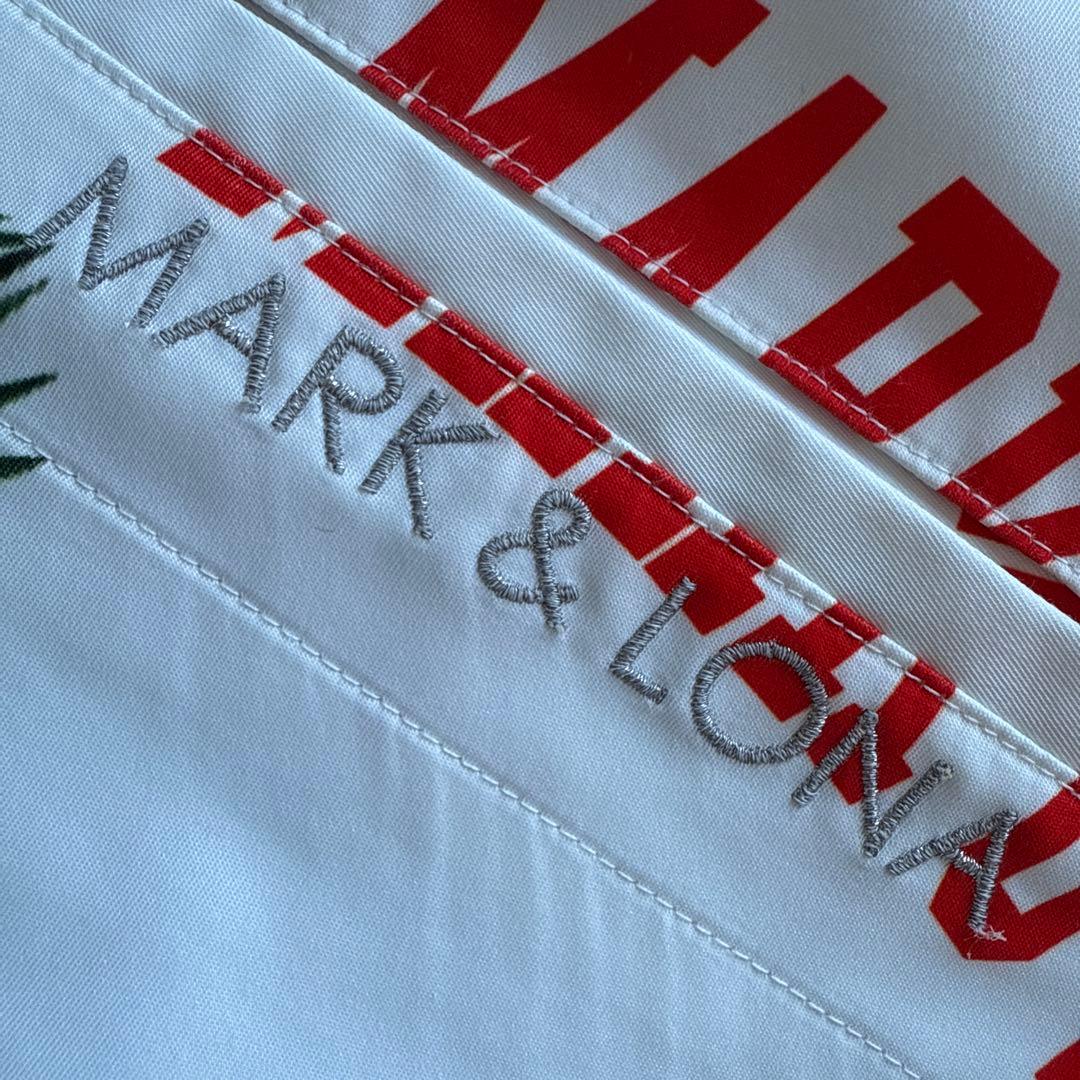 マークアンドロナ　パンツ　S 総柄　春夏　トロピカル柄　MARK & LONA