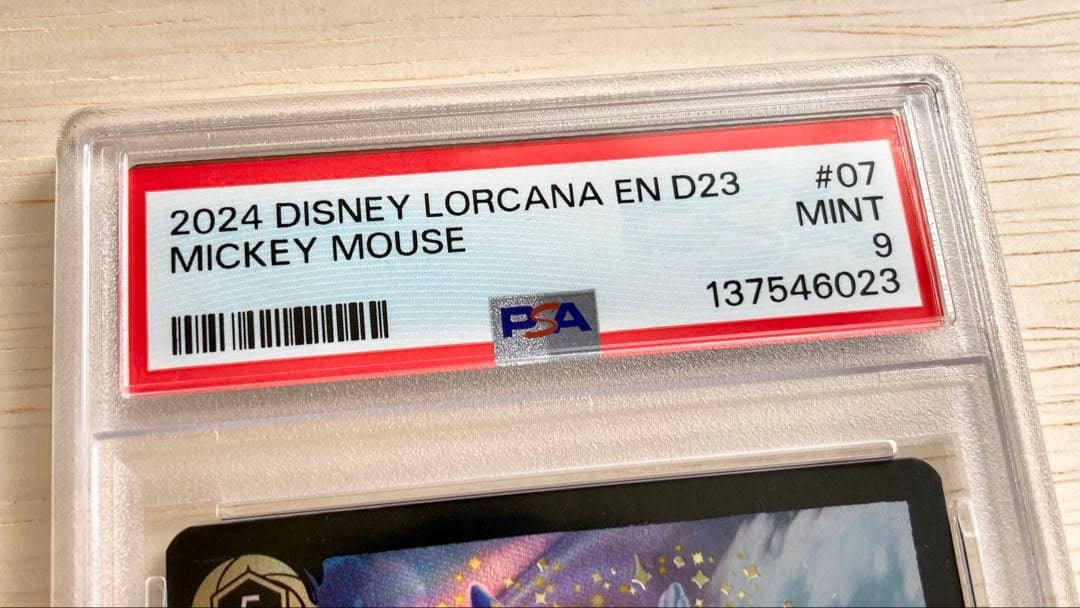 【PSA9】ロルカナ ミッキーマウス プレイフルソーサラー 2024 D23