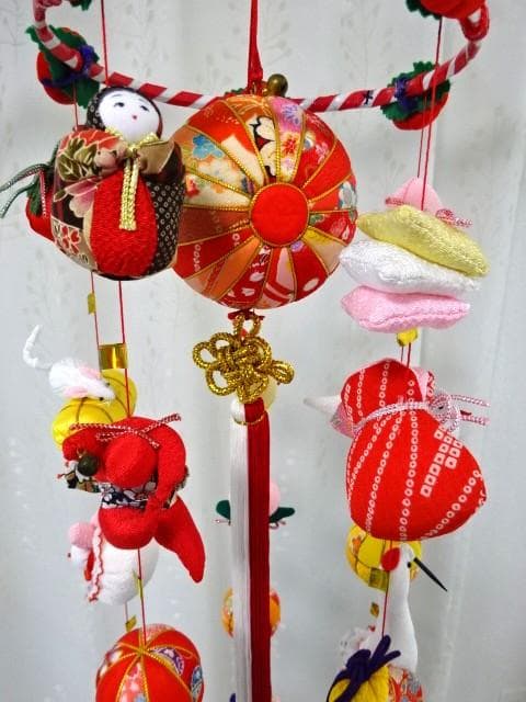 【期間限定値下げ】柳川さげもん 吊るし雛 木目込み鞠 ハンドメイド ひな祭り