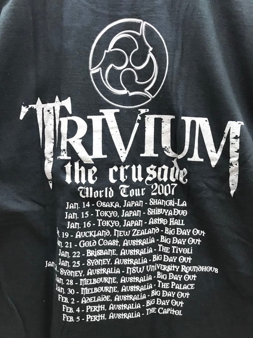 TRIVIUM 2007 古着 ワールドツアー ロゴプリント Tシャツ