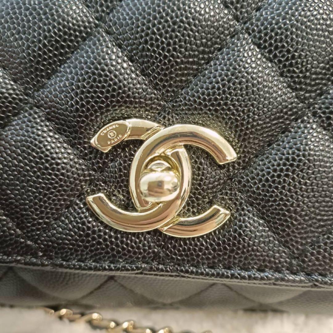 CHANELノベルティ ミニ ショルダーバッグ キルティング ゴールド2WAY