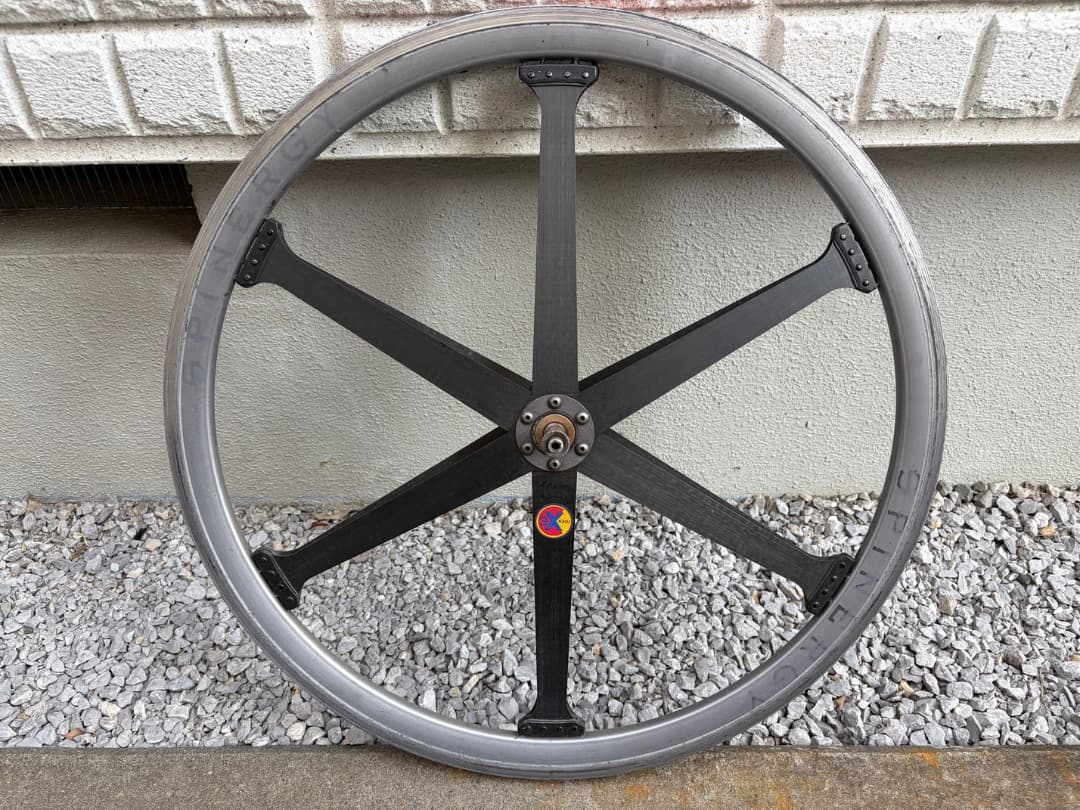 スピナジー カーボンファイバー 6スポーク 26インチMTB用　後輪のみジャンク