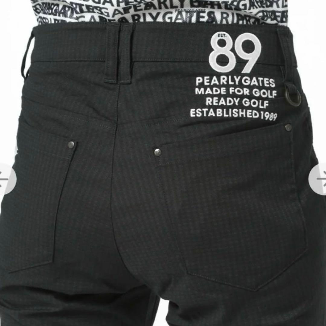 パーリーゲイツ☆美品 接触冷感 C/Pe BIG ドビー ストレッチ パンツ