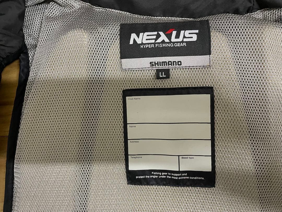 SHIMANO NEXUS ハイパーフィッシングギア LLサイズ