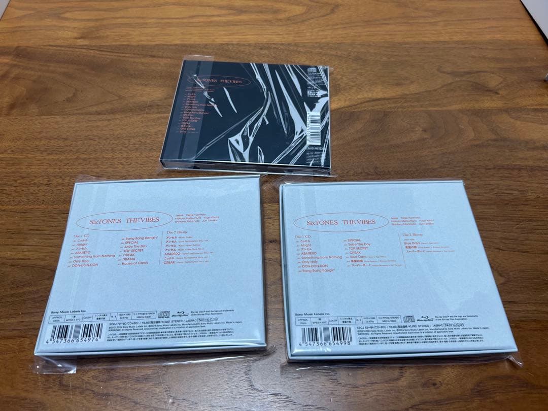 全てほぼ未使用❗️SixTONES CD・DVDセット多数