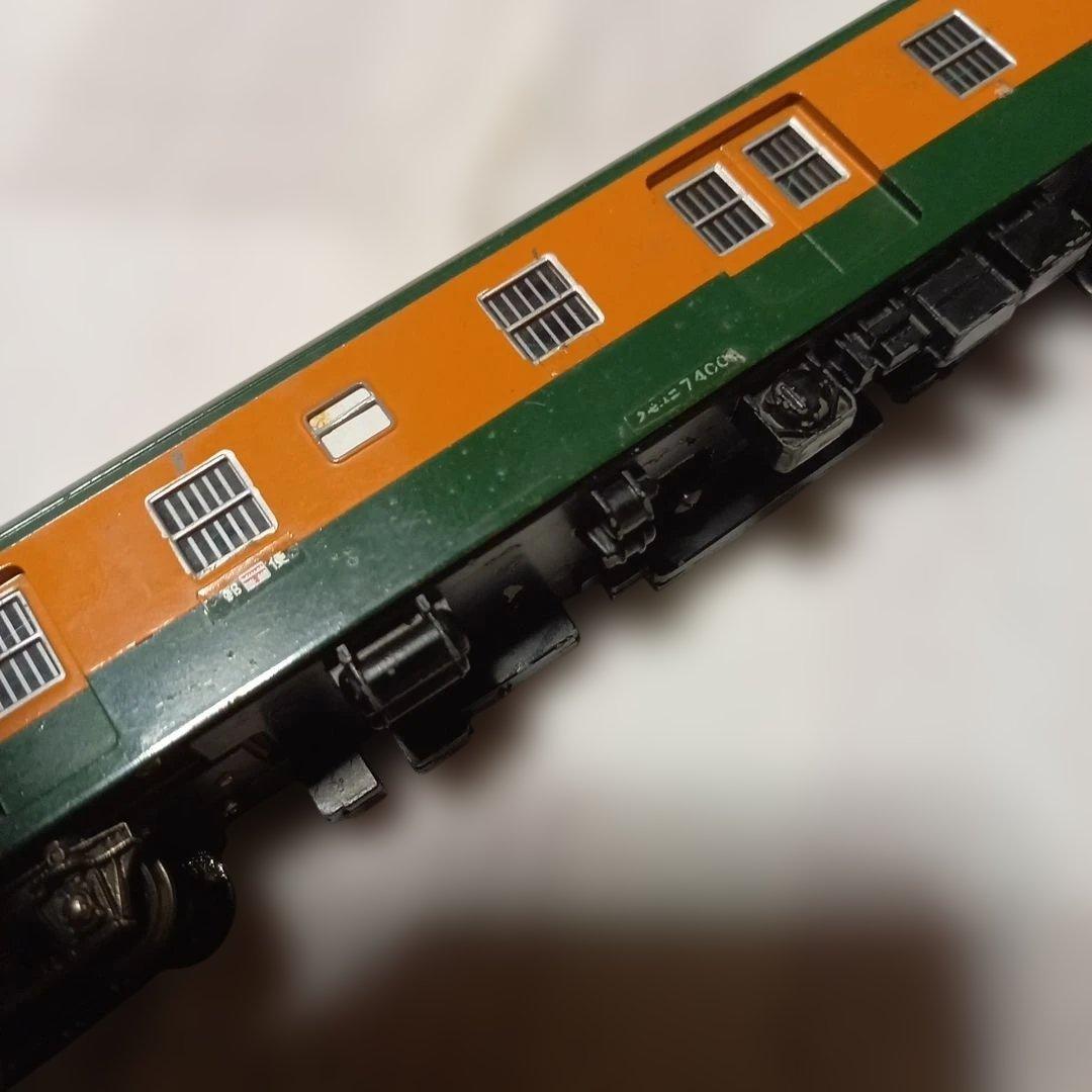 鉄道模型HOゲージ クモユニ740061 湘南色　1M カツミ製品　元箱無