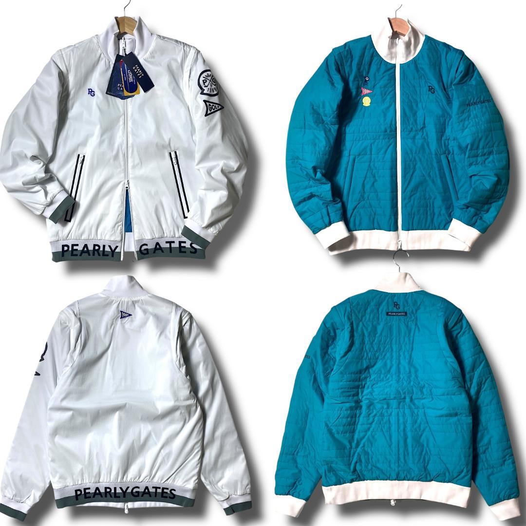 新品 定5.7万 4 パーリーゲイツ 4WAY リバーシブル ジャケット ベスト