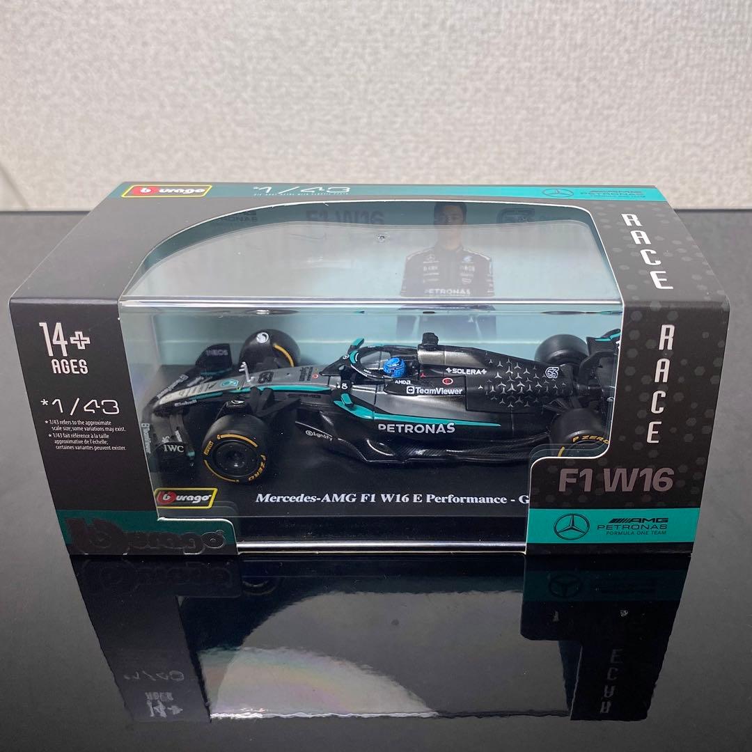 ブラーゴ1/43 メルセデスAMG F1 W16 E ジョージ・ラッセル 63