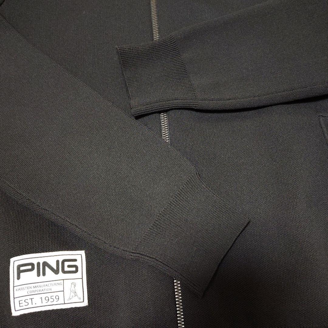 S レディース PING ピン ゴルフ ブルゾン ジャケット ブラック