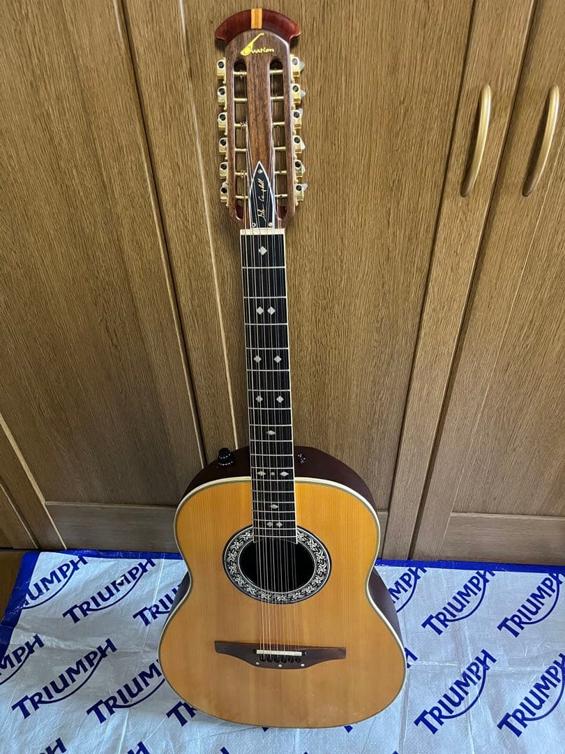 オベーション 1618 GrenCampbell 12弦ピックアップ付きギター