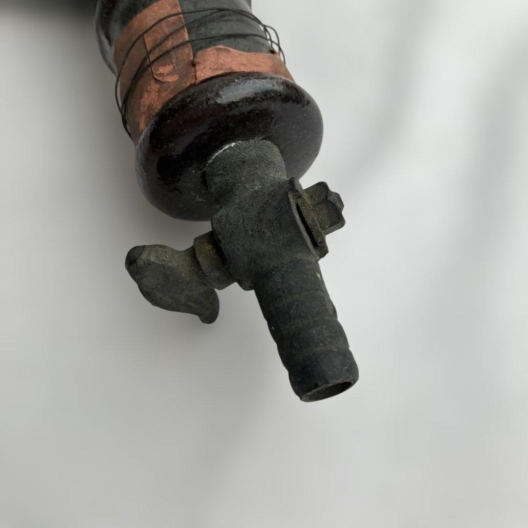 (457)レトロな陶器製のガスコンロです