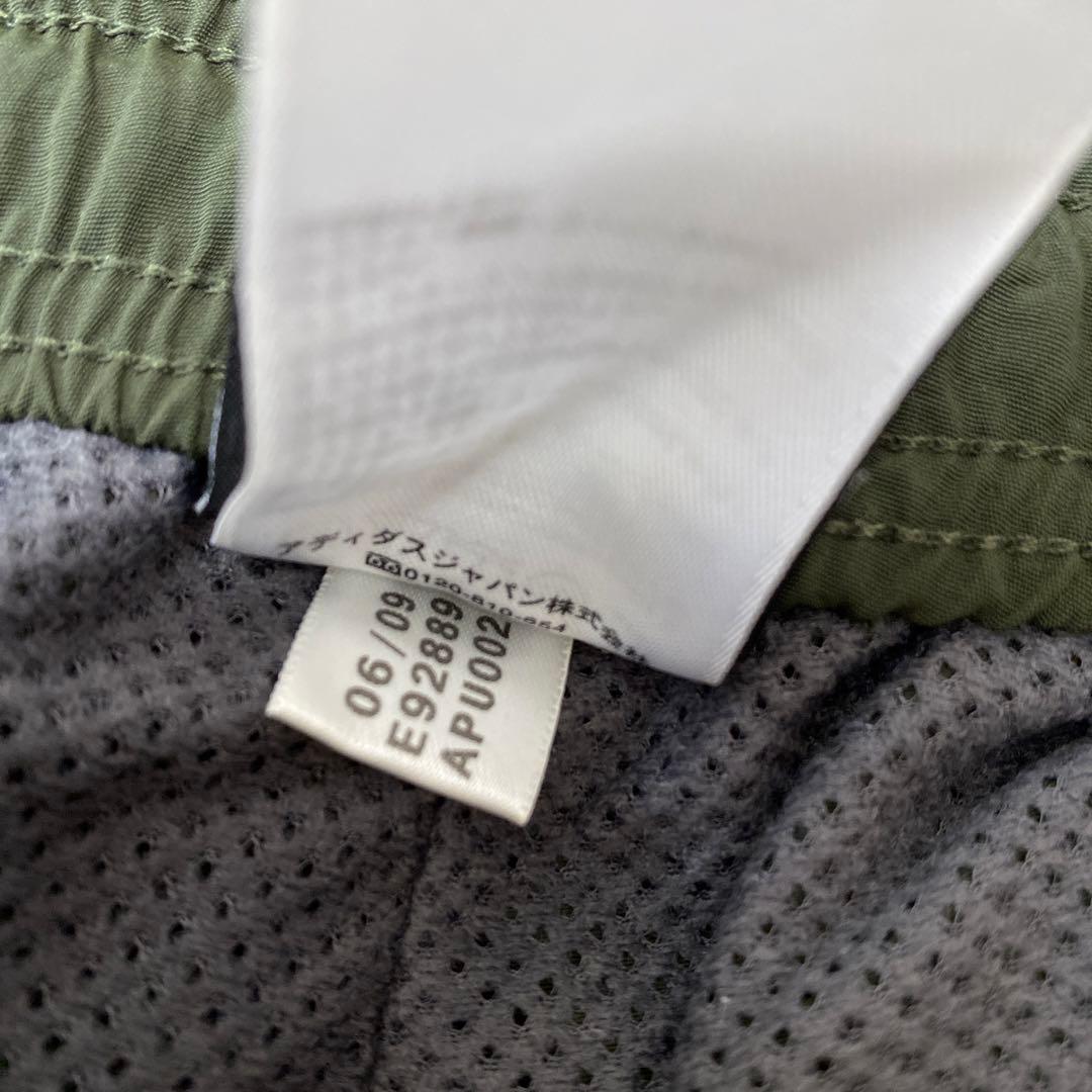 y*s様 希少【アディダス】トラックパンツ カーキ×ブラック ウィンドブレーカー