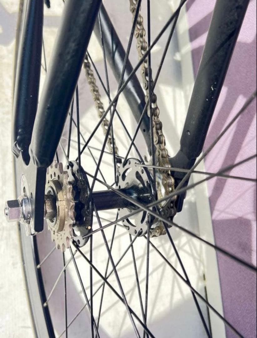 LEADER シングルスピードバイクブラック 1805TR 状態良