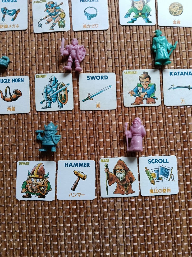 ロッテ　ネクロスの要塞消しゴム1弾全種コンプリート　アマゾン2種　ナイト
