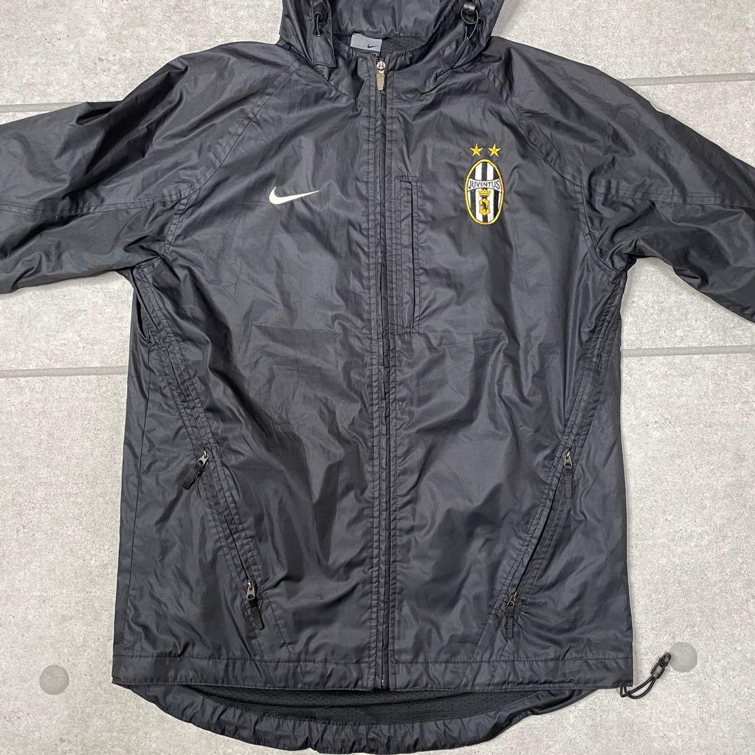 美品！NIKE ユベントス 00s ナイロンジャケット 黒 Sサイズ