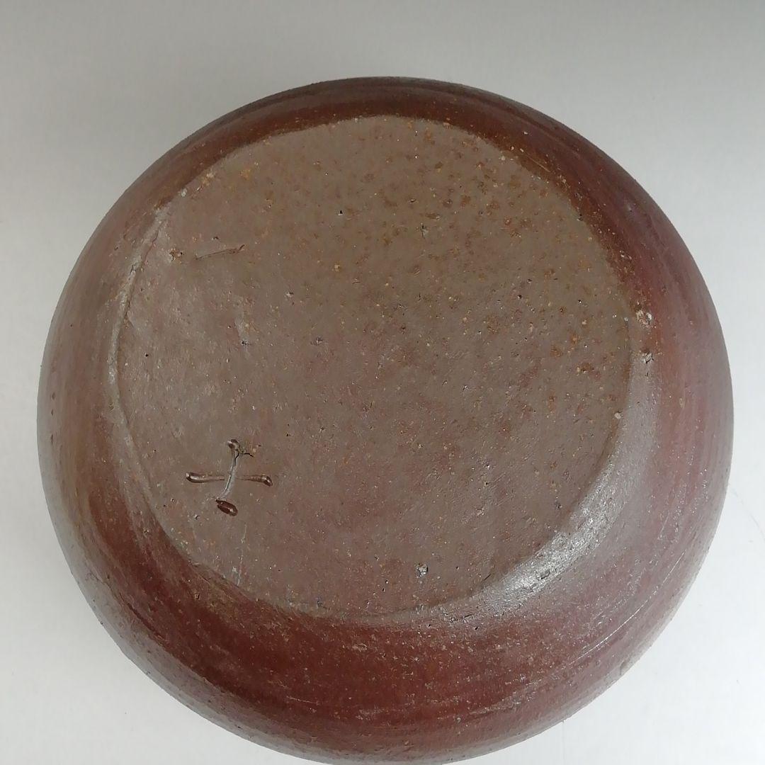 Ｗ３６４　建水　『備前焼』『井上武 造』　共箱　茶道具