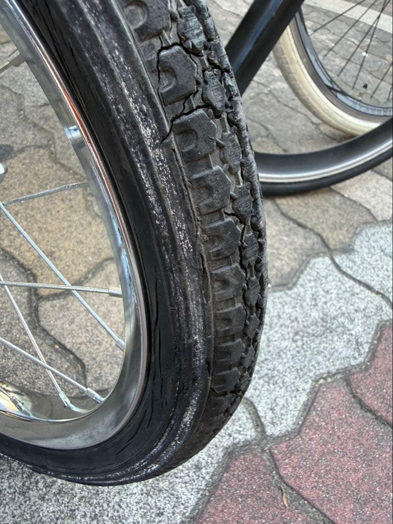 WITHYOU 折りたたみ自転車 ブラック 16インチ フレームクロモリ