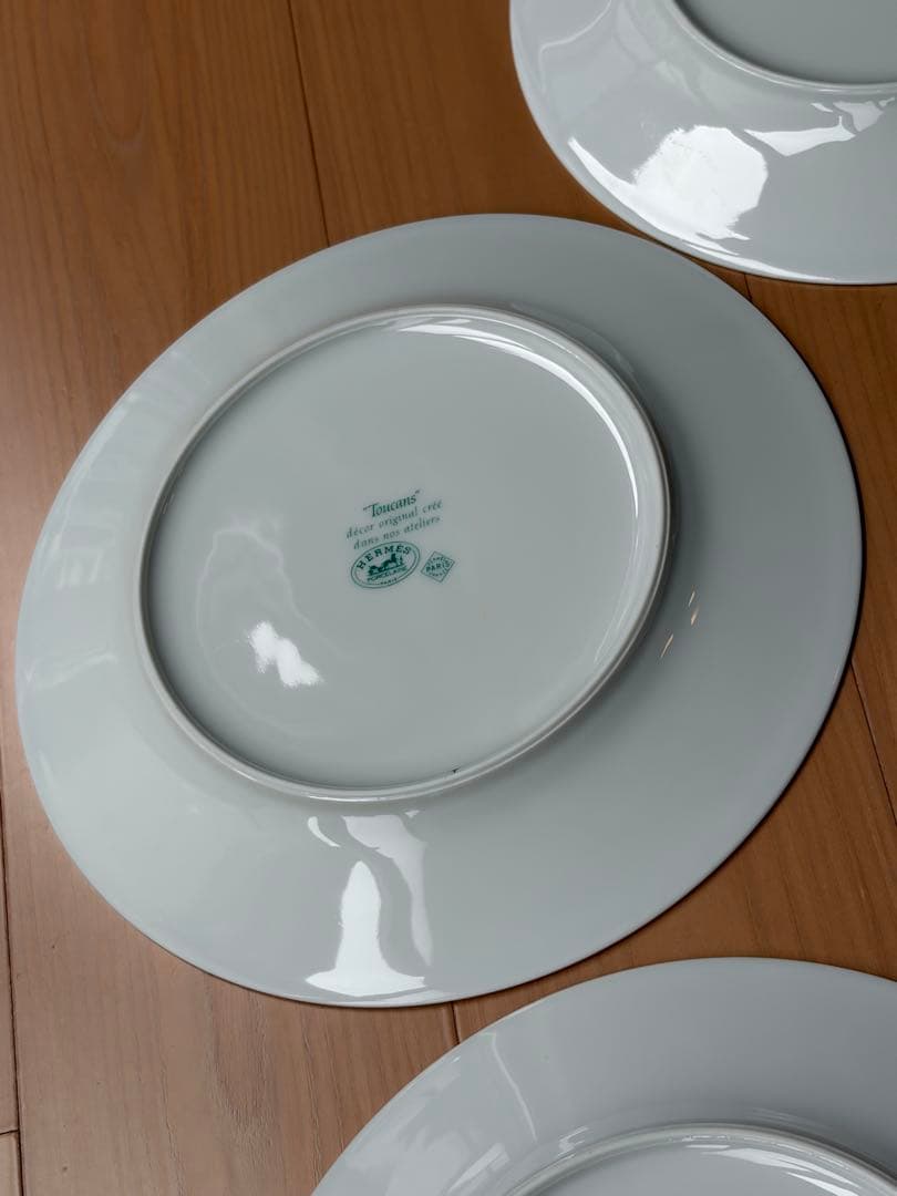 美品 エルメス トゥカン プレート 21.5cm