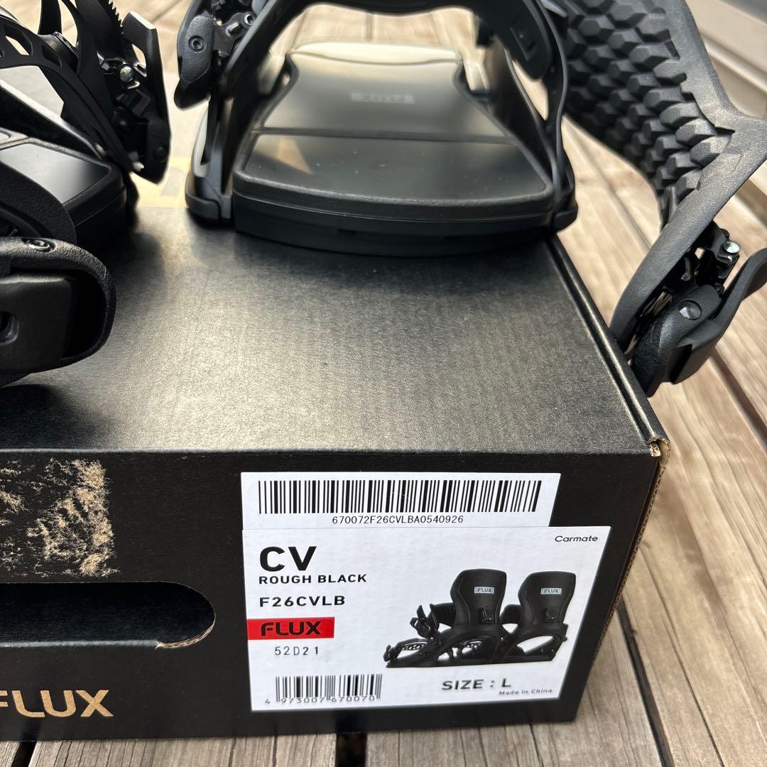 FLUX CV 25-26ブラック ビンディング L