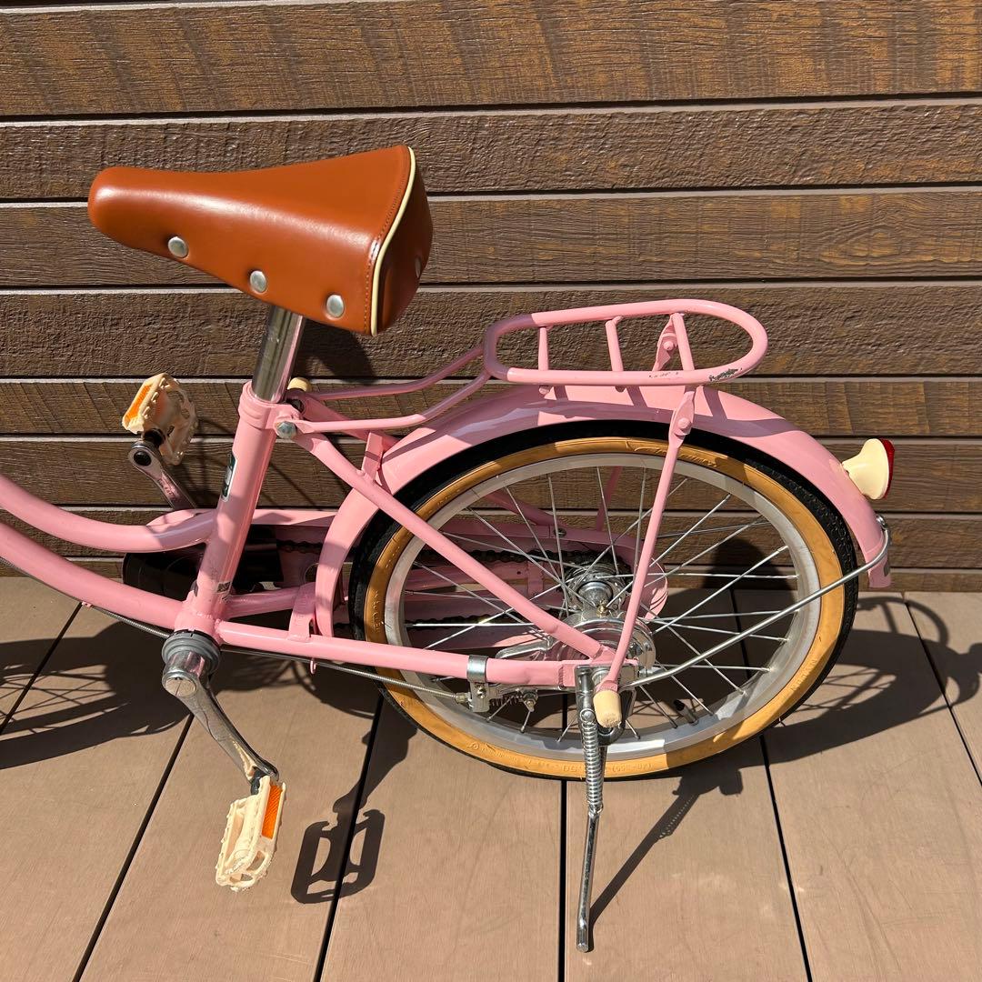 送料込　ブリヂストン HACCHI 子供用自転車 ピンク 18インチ　補助輪付き