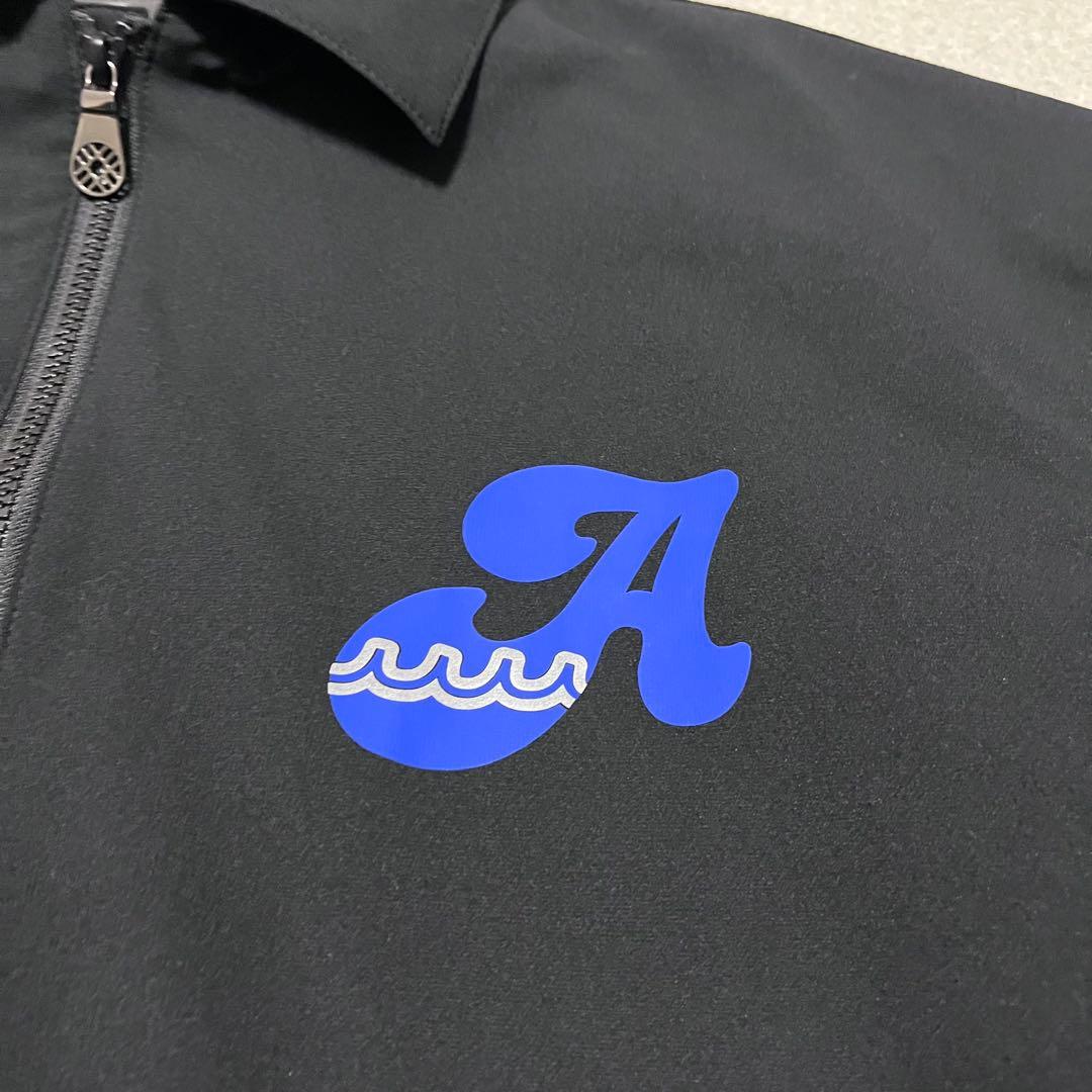 ACANTHUS × muta MARINE ストレッチコーチジャケット 黒