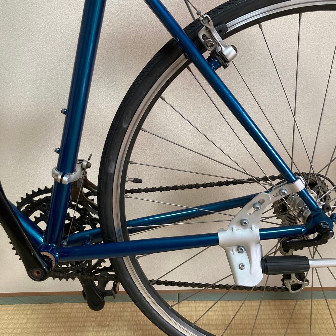ANCHOR C9 シクロクロス クロモリ ブリヂストン 傷あり 実用車　青緑