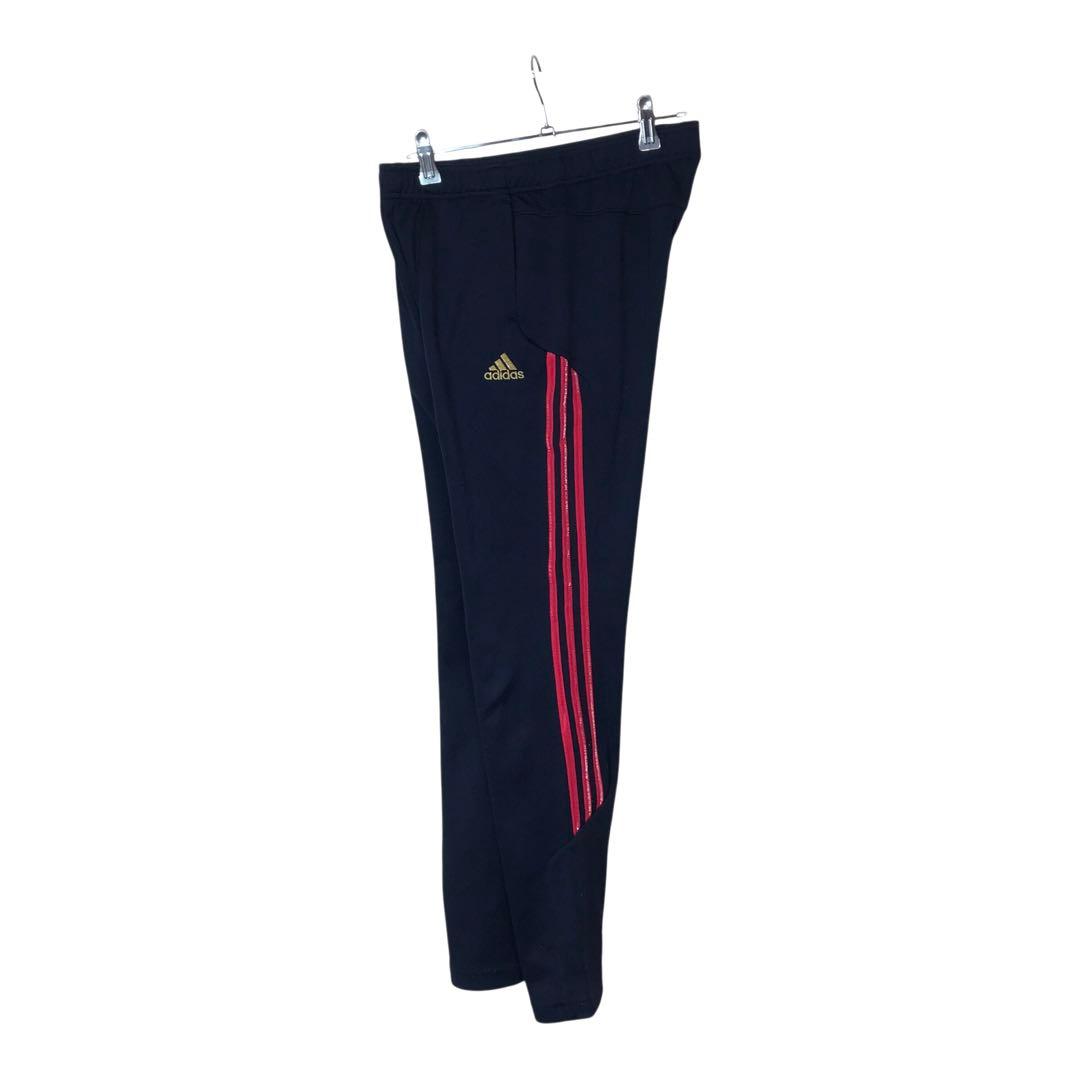 アディダス　上下セットアップ　ジャージ　レディース　刺繍　ネイビー×ピンク