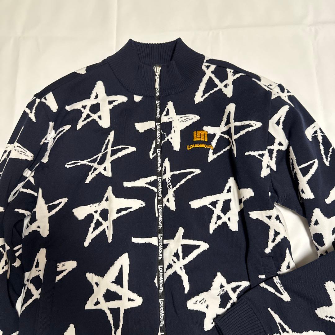 ラウドマウス LOUDMOUTH アウター Mサイズ ネイビー ゴルフ