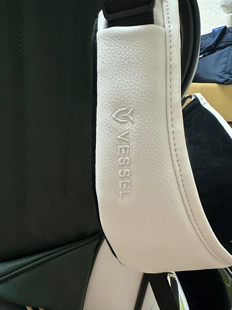 VESSEL キャディバック　マスターズカラー　CROSSHATCH GREEN