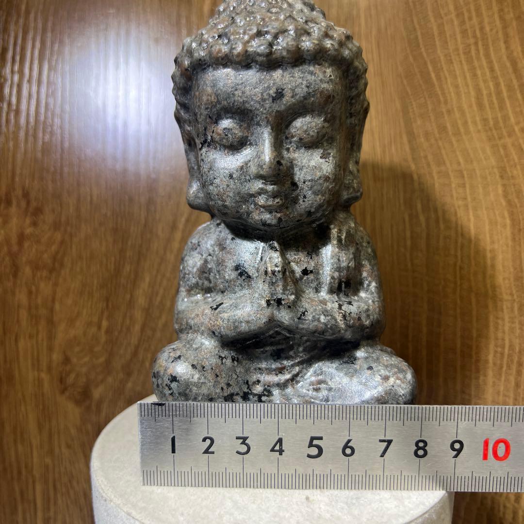 ビッグサイズ　アメリカ産　ユーパライト　大仏様　天然石置物968g