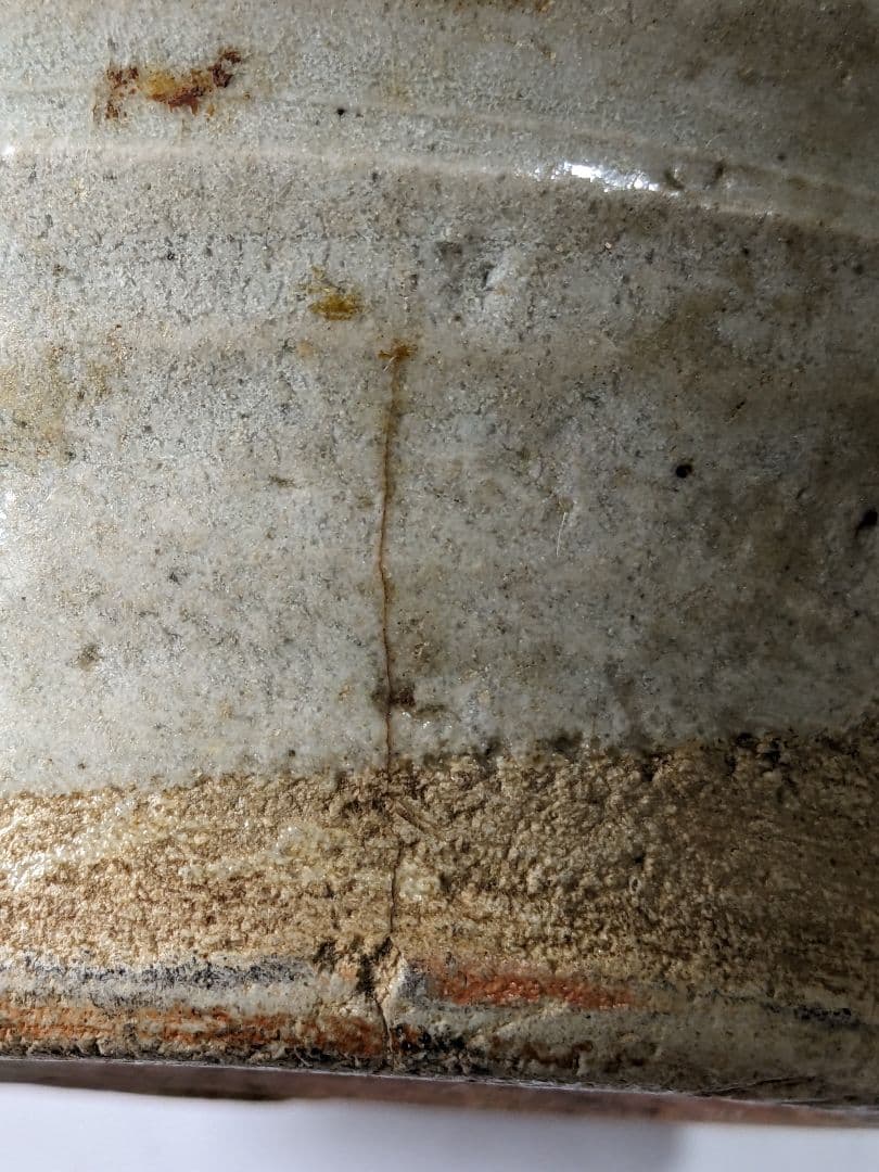 ♦中国陶磁 明時代末 胴継ぎ 壺 清時代花台 古玩 古美術品 朝鮮李朝 骨董品