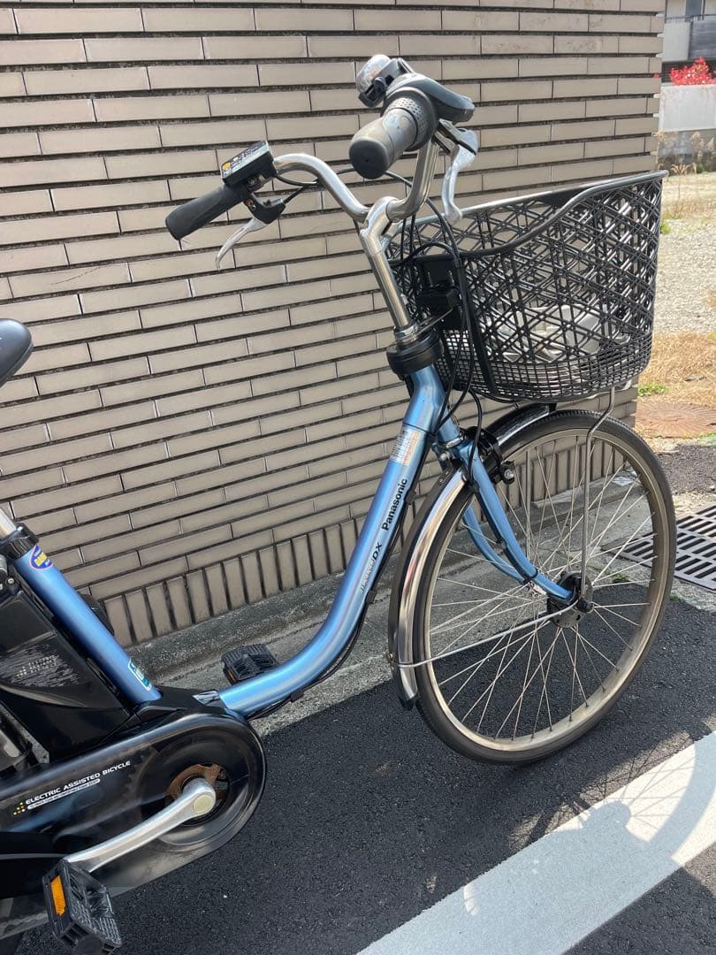 水色 パナソニック電動アシスト自転車 シティタイプ26CPXD36
