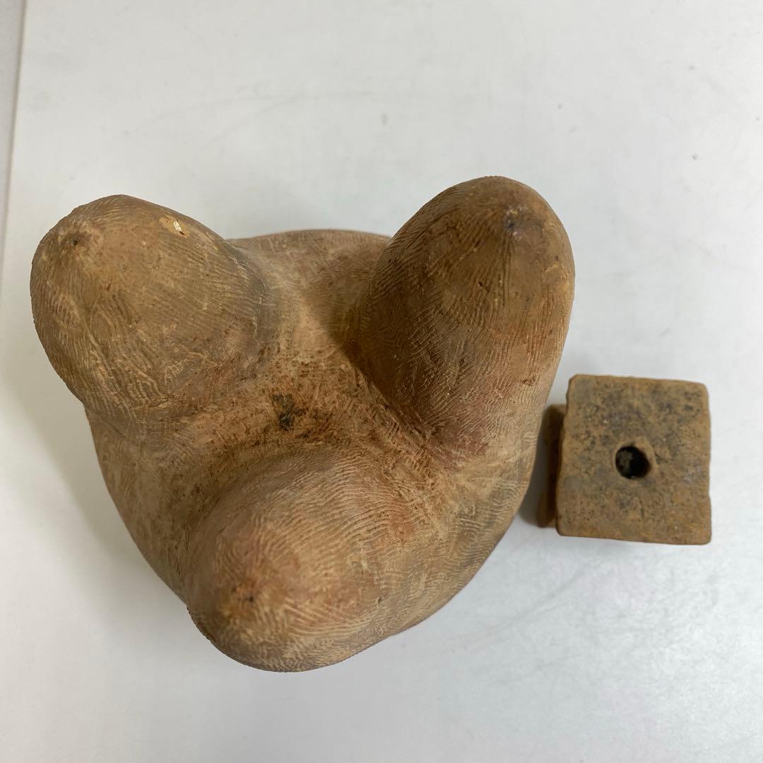 紀元前　珍品　三足壺等2点　タルサ　高さ4〜15㎝　東S8-0331②