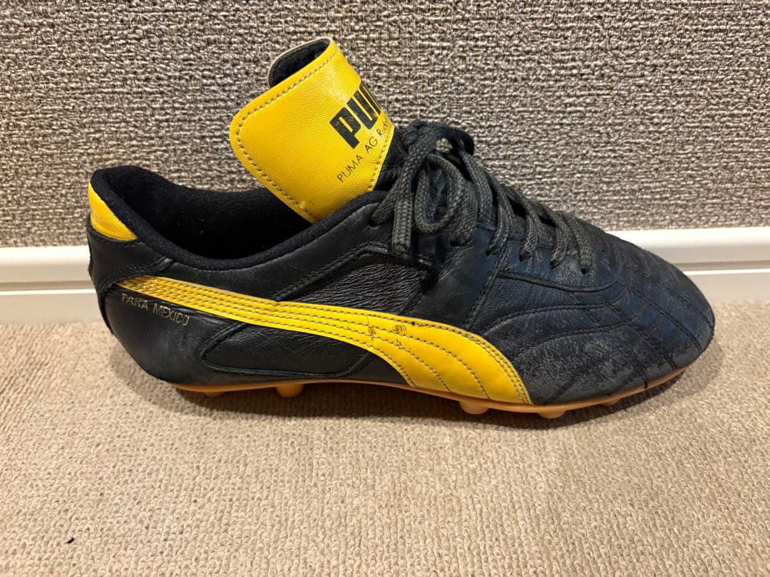 【中古】PUMA パラメヒコ ブラック×イエロー