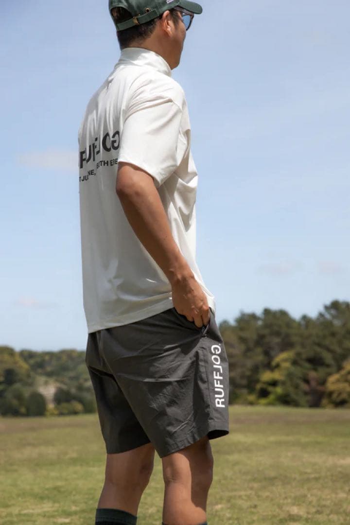 RUFFLOG NYLON STRETCH SHORTS サイズXL グレー