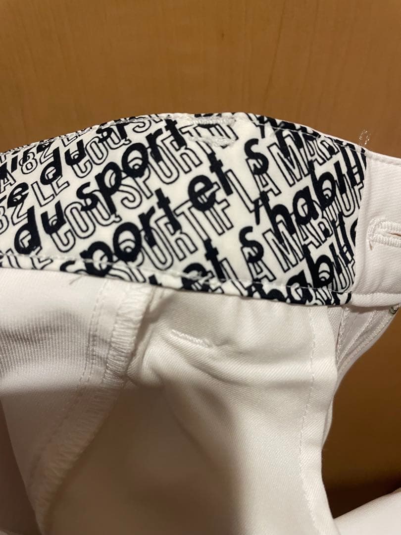 【超美品】LE COQ SPORTIF ゴルフパンツ ホワイト