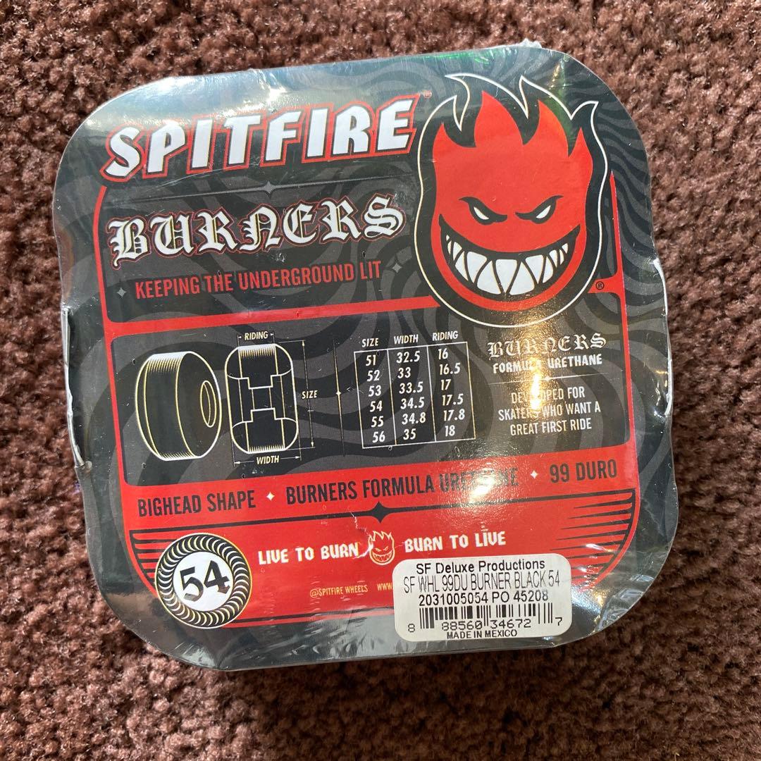 SPITFIRE BURNERS 54mm99aスケボーウィール