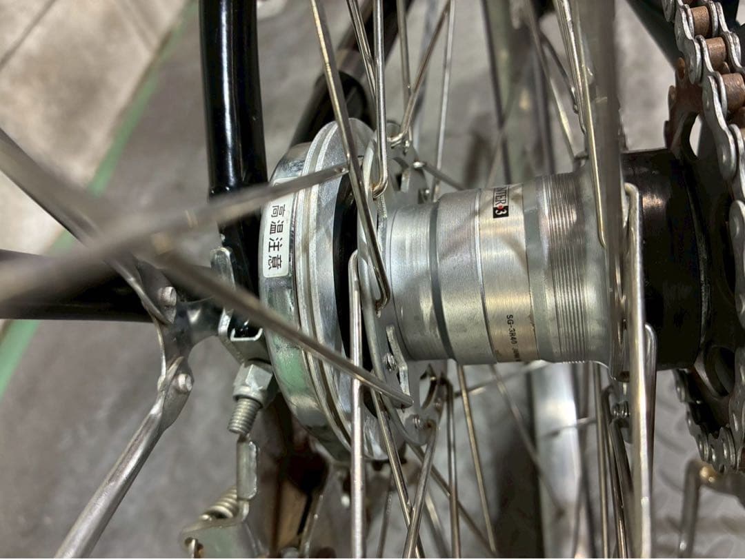 №3525 電動自転車　ヤマハ　パスラフィーニ 26インチ ブラック