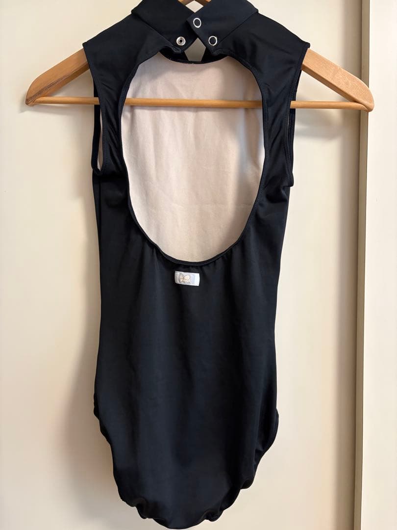 スティナ　ブラックハイネックレオタード Lサイズ