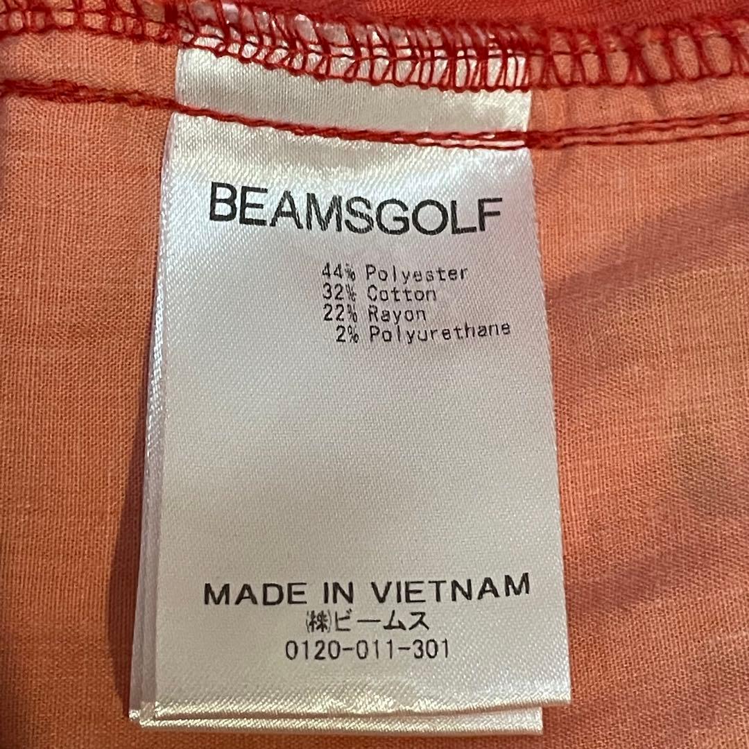美品　BEAMS GOLF ビームスゴルフコーデュロイパンツ オレンジ　Lサイズ