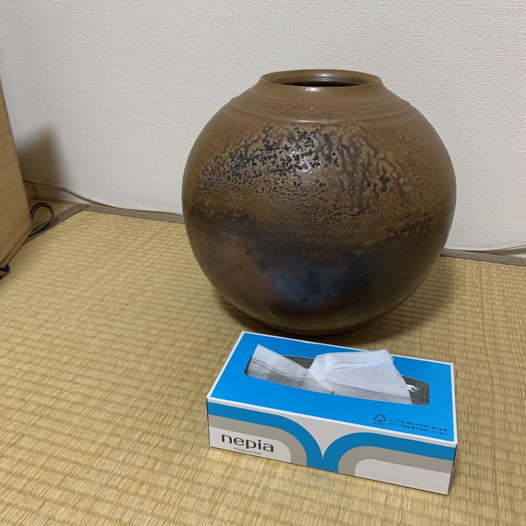 備前焼の壺