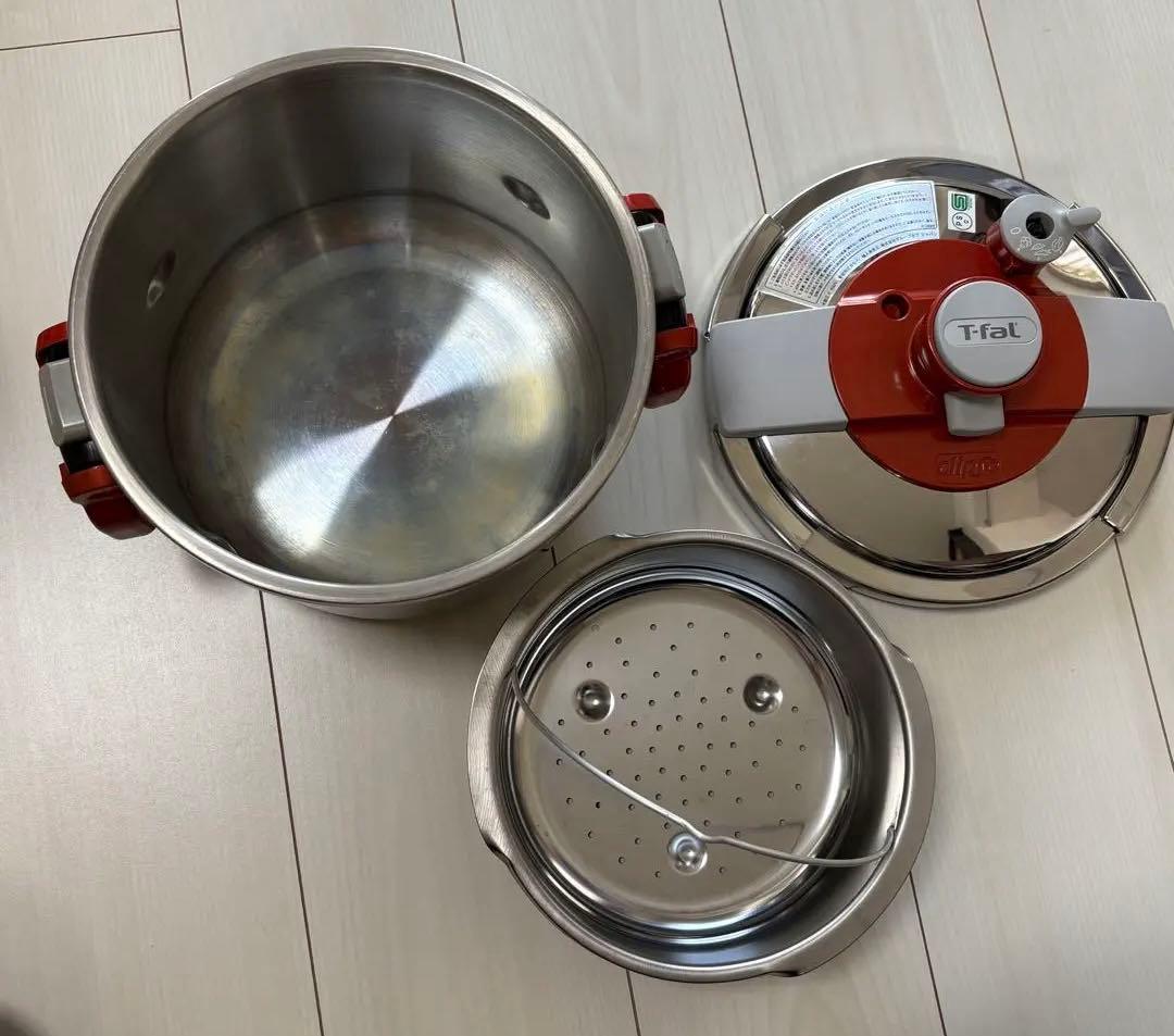 T-fal ステンレス圧力鍋 6L 圧力鍋　CLIPSO クリプソ モデューロ