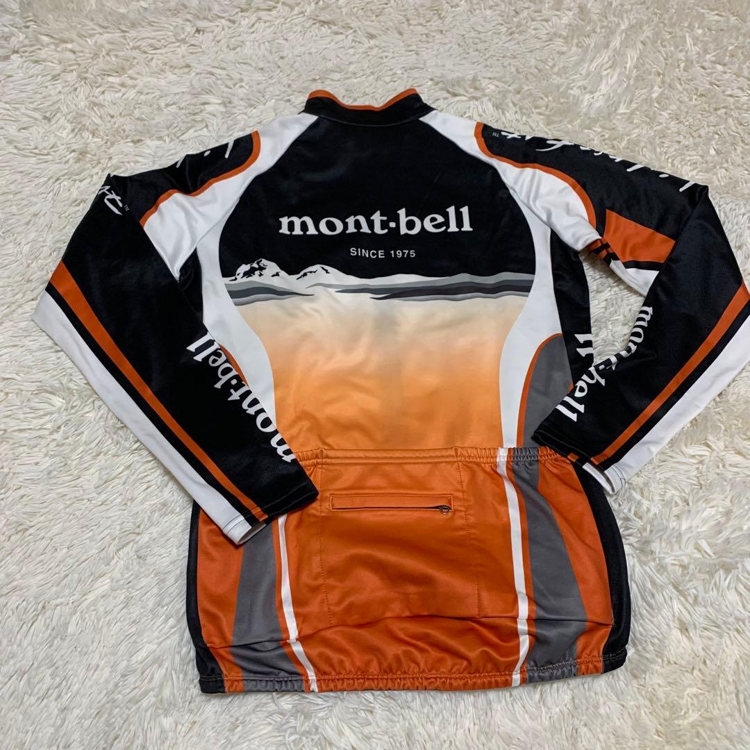 【美品】mont-bell モンベルWICサイクル　ロングスリーブ　ジャージ