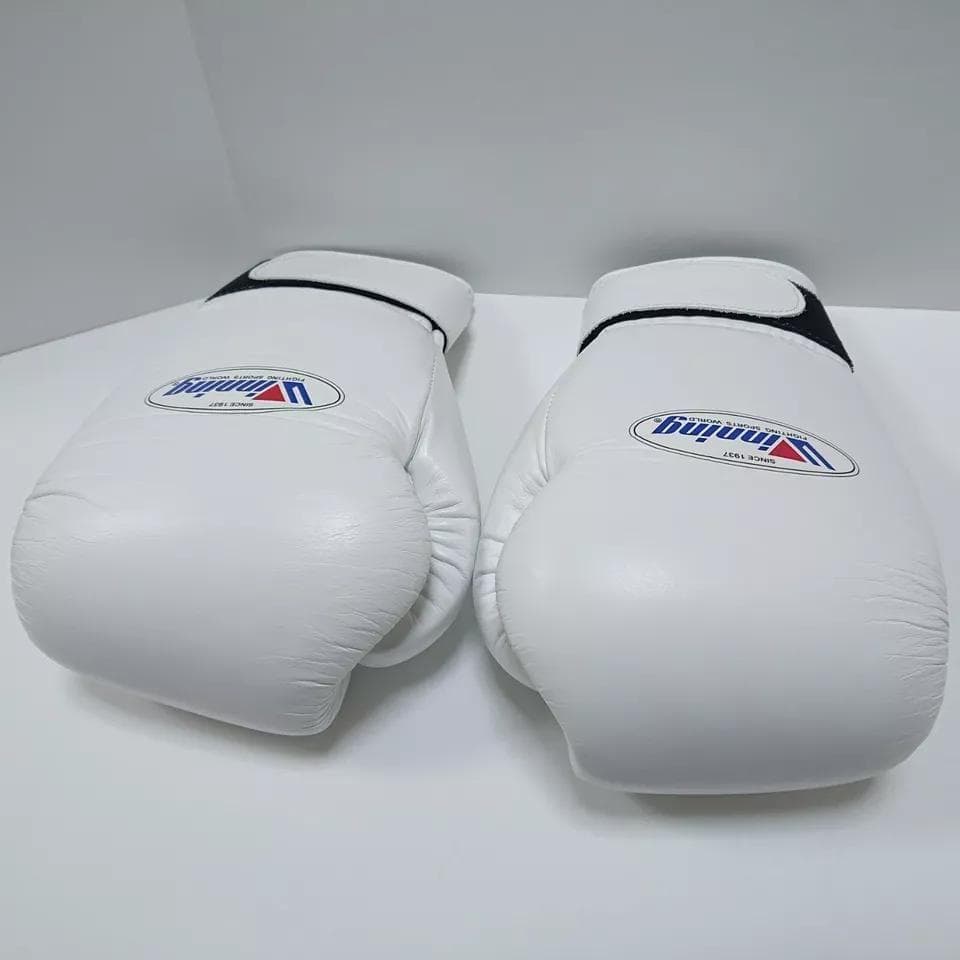 Winning ウイニング ボクシンググローブ 12oz 白 MS-400B②