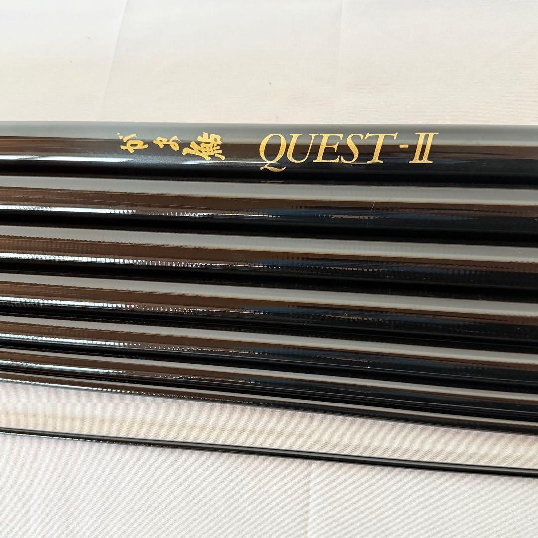 がま鮎　クエストII 硬調　90 替穂付き　鮎　竿　QUEST がまかつ
